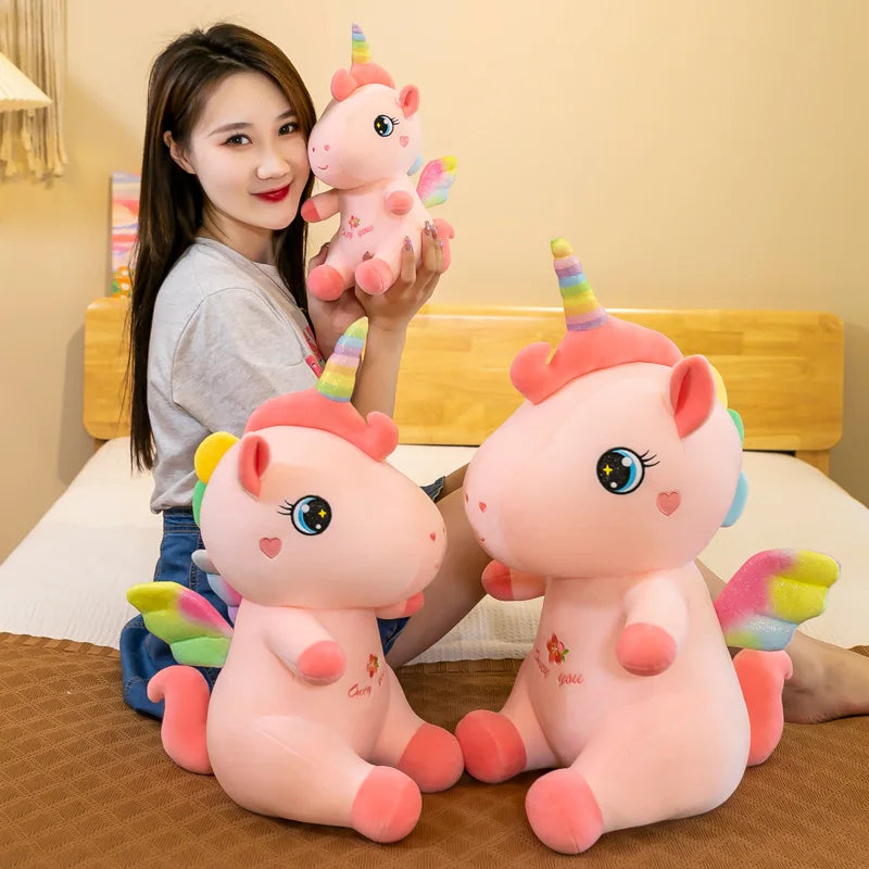 Avie the Rainbow Unicorn Plushie-Kawaii Dream