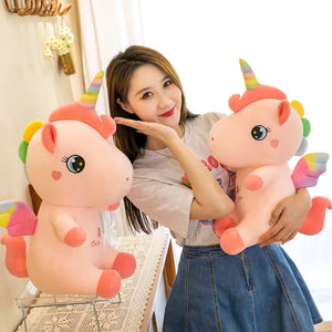 Avie the Rainbow Unicorn Plushie-Kawaii Dream