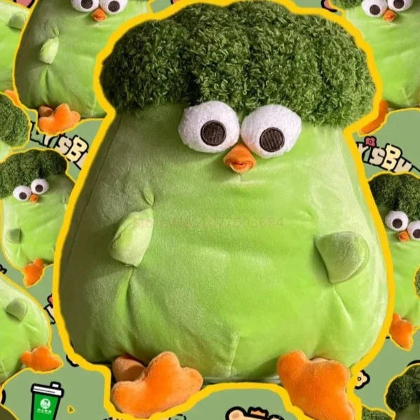 Baba the Funny Chicken Broccoli Plushie-Kawaii Dream