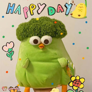 Baba the Funny Chicken Broccoli Plushie-Kawaii Dream