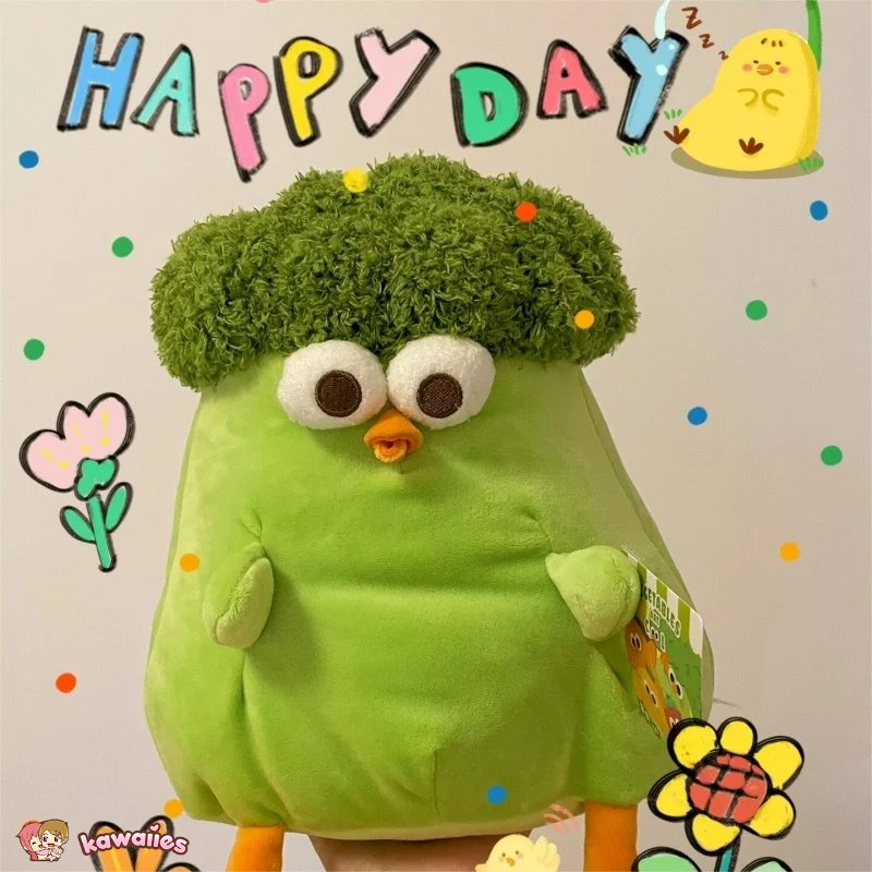 Baba the Funny Chicken Broccoli Plushie-Kawaii Dream