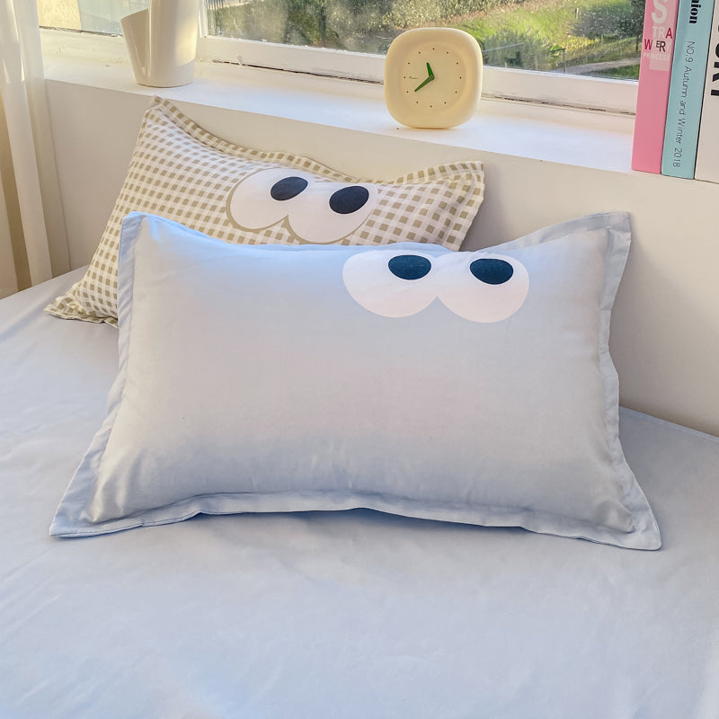 Baby Blue Gray Purple Bedding Set Collection-Kawaii Dream