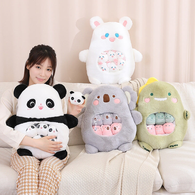 Bag of Koala Dino Bunny Panda Plushie Collection-Kawaii Dream