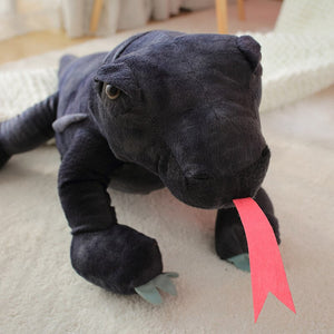 Baja the Black Komodo Dragon Lizard Plushie-Kawaii Dream