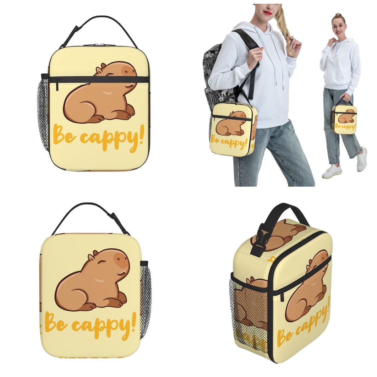 Be Cappy' Capybara Lunch Bag-Kawaii Dream