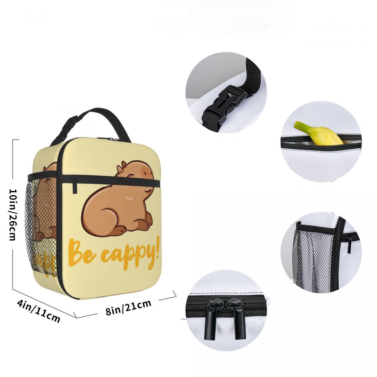 Be Cappy' Capybara Lunch Bag-Kawaii Dream