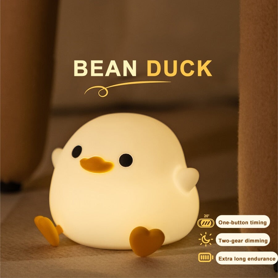 Bean Duck LED Night Light-Kawaii Dream