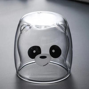 Bear Duck Panda Glass Cup-Kawaii Dream