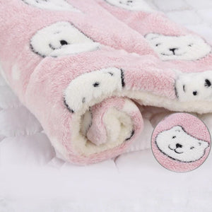 Bear Print Super Soft and Comfy Cat and Dog Bed-Kawaii Dream