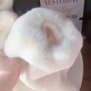 Bear Soft Faux Fur Hooded Coat-Kawaii Dream