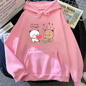 Bears eating Watermelon Unisex Hoodie-Kawaii Dream