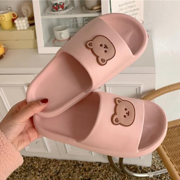 Beary Cute Open-toe Slippers-Kawaii Dream