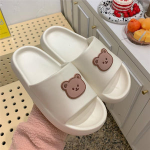 Beary Cute Open-toe Slippers-Kawaii Dream