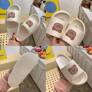 Beary Cute Open-toe Slippers-Kawaii Dream