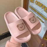 Beary Cute Open-toe Slippers-Kawaii Dream