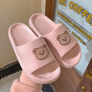 Beary Cute Open-toe Slippers-Kawaii Dream