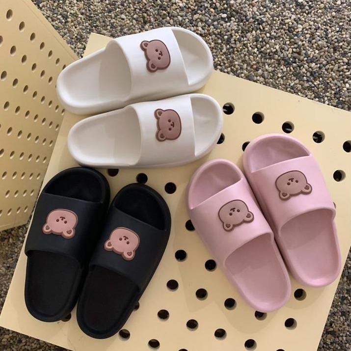 Beary Cute Open-toe Slippers-Kawaii Dream