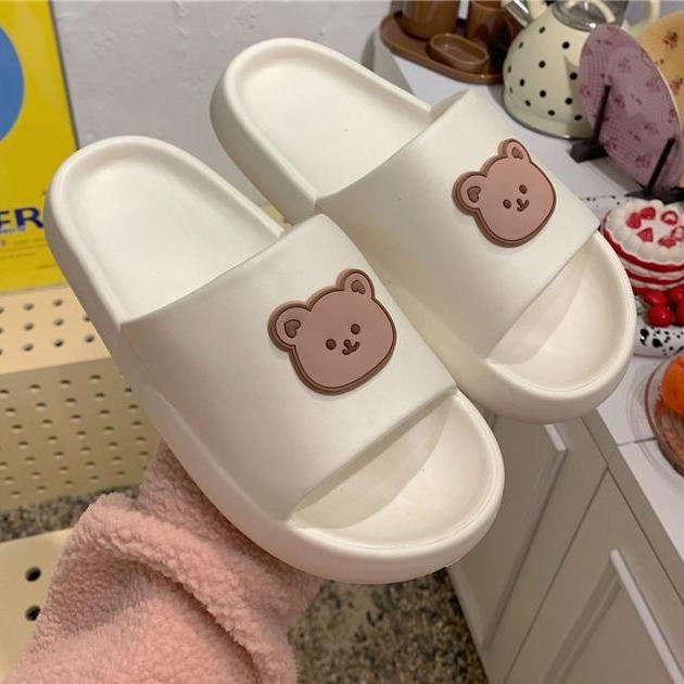 Beary Cute Open-toe Slippers-Kawaii Dream