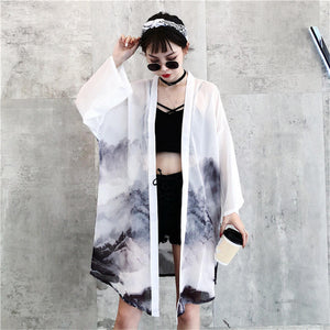 Beauty of Misty Mountains Kimono-Kawaii Dream