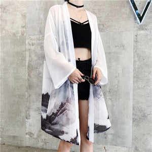 Beauty of Misty Mountains Kimono-Kawaii Dream