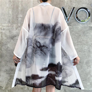Beauty of Misty Mountains Kimono-Kawaii Dream