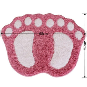 Big Foot Shape Mat-Kawaii Dream