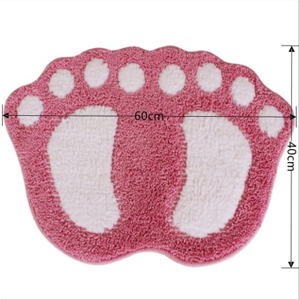 Big Foot Shape Mat-Kawaii Dream