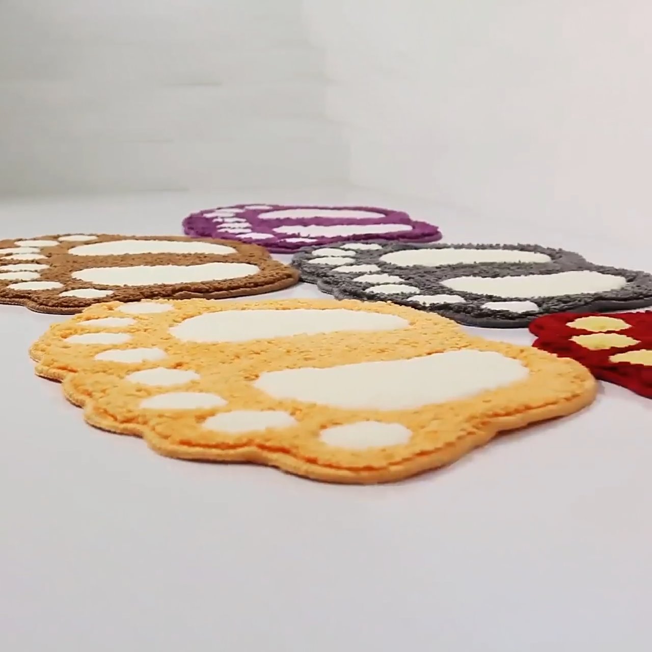 Big Foot Shape Mat-Kawaii Dream