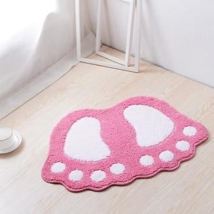 Big Foot Shape Mat-Kawaii Dream
