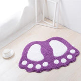 Big Foot Shape Mat-Kawaii Dream