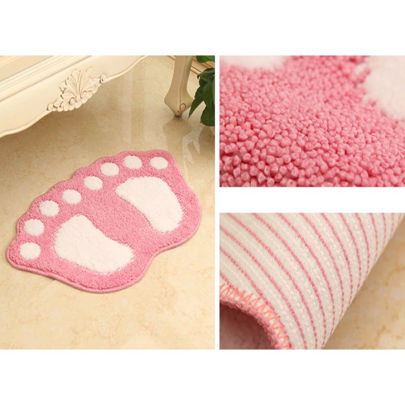 Big Foot Shape Mat-Kawaii Dream