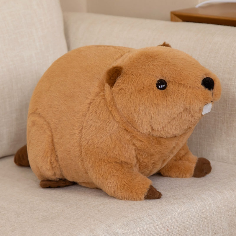 Billy & Willy the Fluffy Brown Beaver Plushie-Kawaii Dream