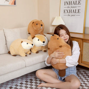 Billy & Willy the Fluffy Brown Beaver Plushie-Kawaii Dream