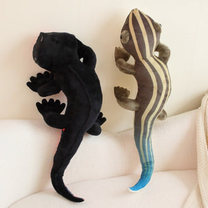 Black & Brown Lifelike Salamander Plushie-Kawaii Dream