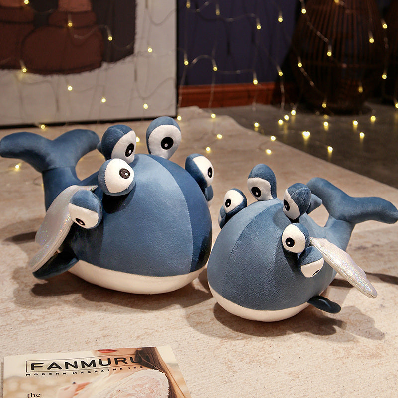 Blue Alien Whale with Wings Plushie-Kawaii Dream