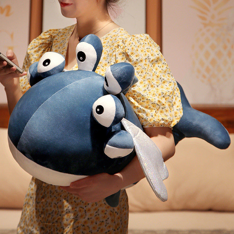 Blue Alien Whale with Wings Plushie-Kawaii Dream