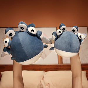 Blue Alien Whale with Wings Plushie-Kawaii Dream