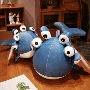Blue Alien Whale with Wings Plushie-Kawaii Dream