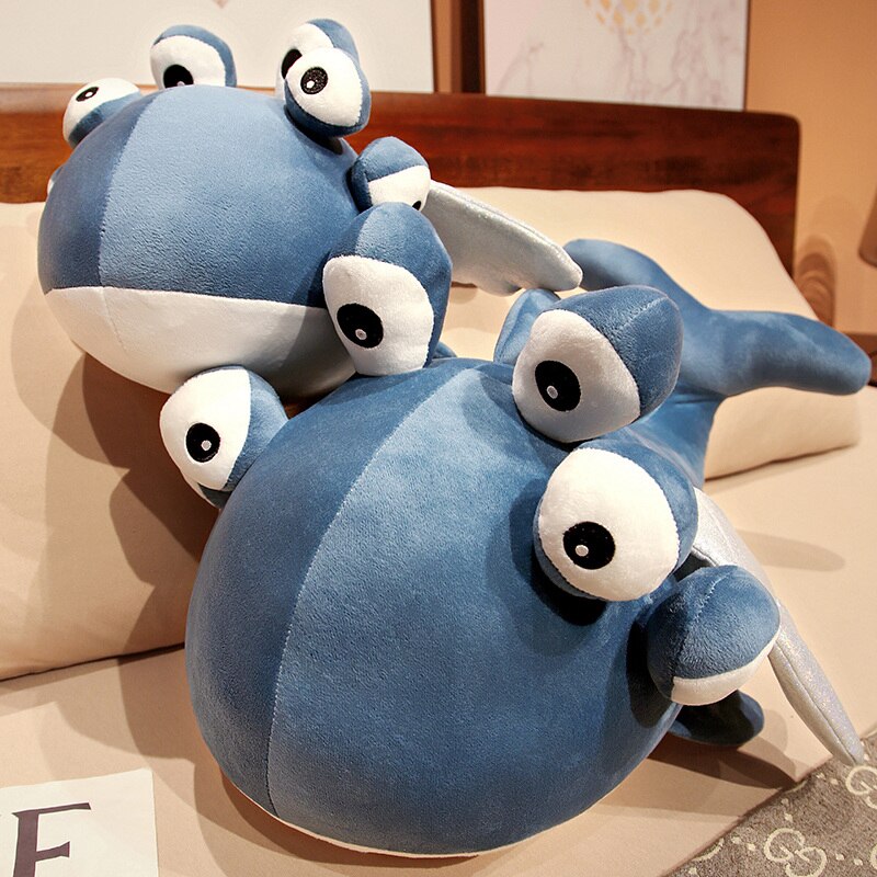Blue Alien Whale with Wings Plushie-Kawaii Dream