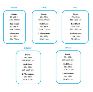 Blue Checked Bear Orange Dog Bedding Sets-Kawaii Dream