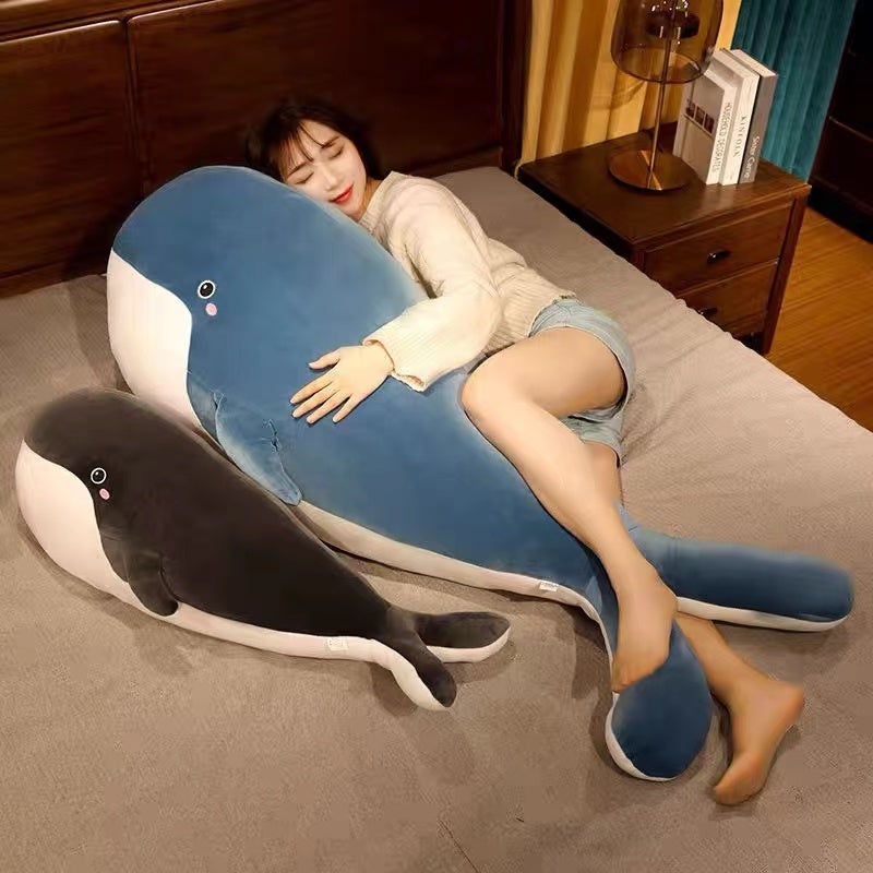 Blue Giant Kawaii Whale Plushie-Kawaii Dream