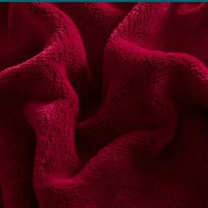 Blue Green Red Yellow Velvet 3 Pc Bedding Set-Kawaii Dream