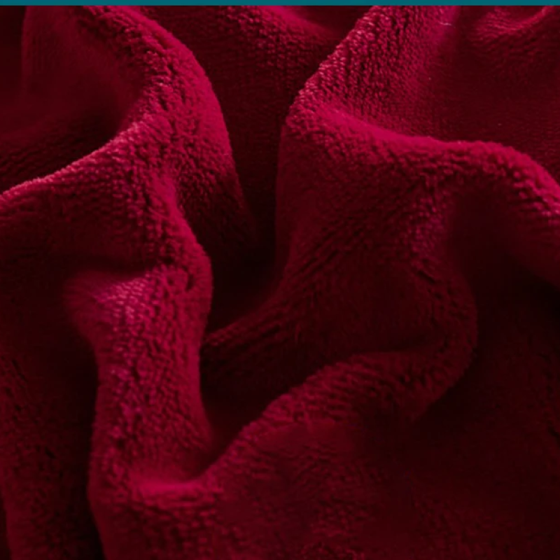 Blue Green Red Yellow Velvet 3 Pc Bedding Set-Kawaii Dream