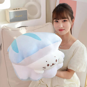 Blue Oyster White Seal Plushie-Kawaii Dream