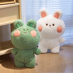 Blushing Frog and Rabbit Friends Plush-Kawaii Dream