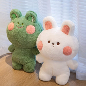 Blushing Frog and Rabbit Friends Plush-Kawaii Dream