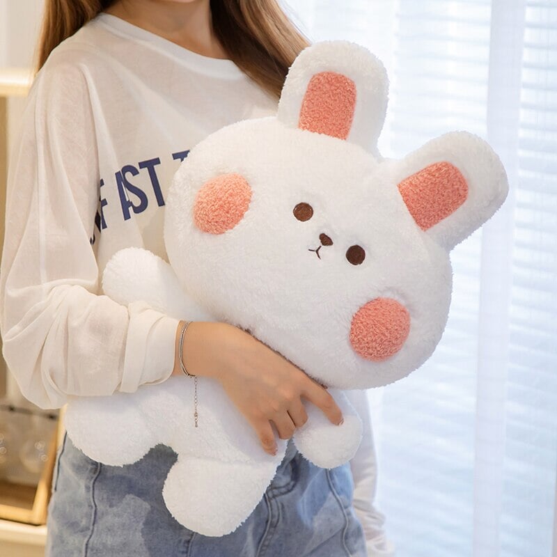Blushing Frog and Rabbit Friends Plush – Kawaii Dream