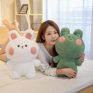 Blushing Frog and Rabbit Friends Plush-Kawaii Dream