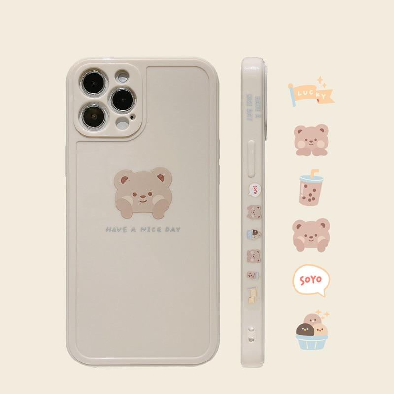 Boba Bear x Bubble Tea iPhone Case-Kawaii Dream