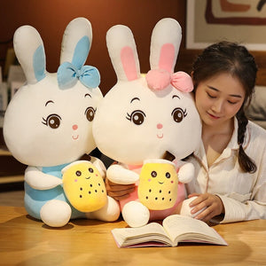 Boba Bunny Couple Plushies-Kawaii Dream